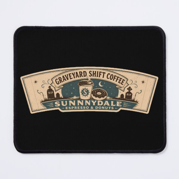 Item preview, Sunnydale Espresso and Donuts Graveyard Shift Cup Sleeve designed and sold by agearb.