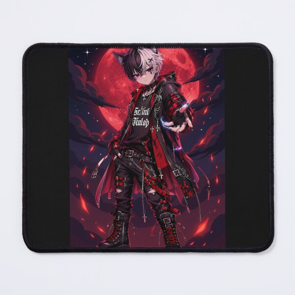 Item preview, Nyxen – Gothic Neko Boy | Anime dark fantasy designed and sold by Revyra Design .
