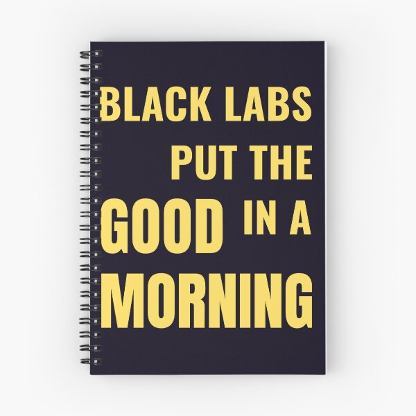 Item preview, Black Lab Puppy Dog Morning Coffee Quote designed and sold by PRINTSCHARMINGM.