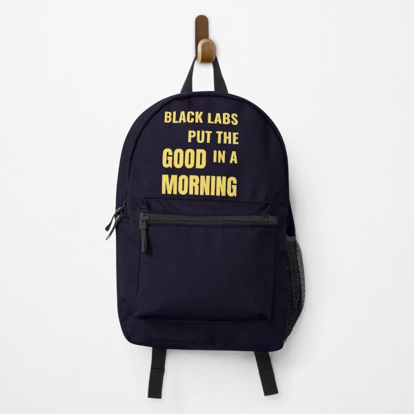Item preview, Black Lab Puppy Dog Morning Coffee Quote designed and sold by PRINTSCHARMINGM.