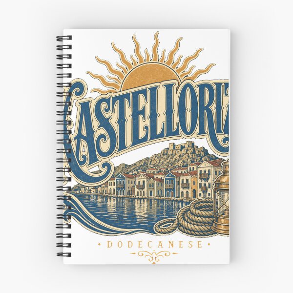 Item preview, Kastellorizo Greece Vintage Signwriting Travel Design designed and sold by VisualArtsOasis.