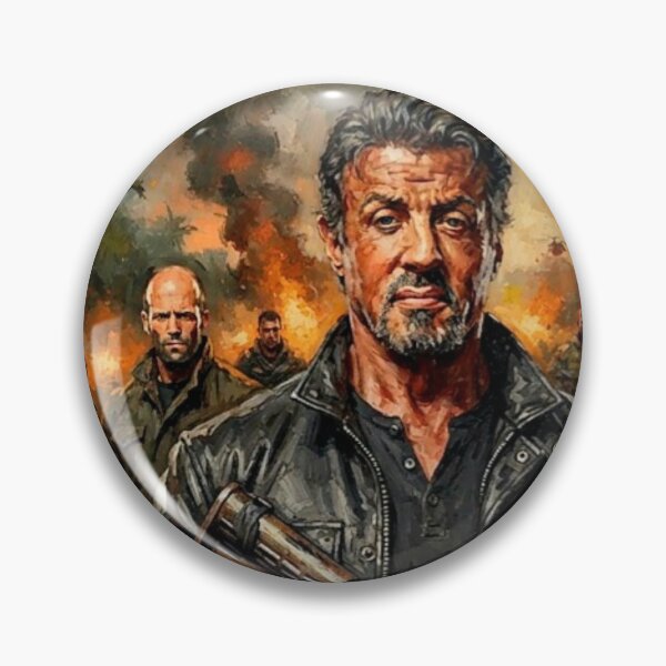 Item preview, The Expendables Action Fine Art Tribute designed and sold by Art's Diner.