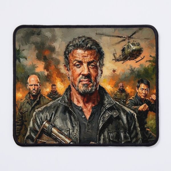 Item preview, The Expendables Action Fine Art Tribute designed and sold by Art's Diner.