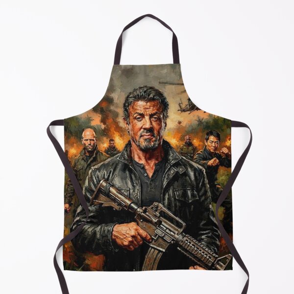 Item preview, The Expendables Action Fine Art Tribute designed and sold by Art's Diner.