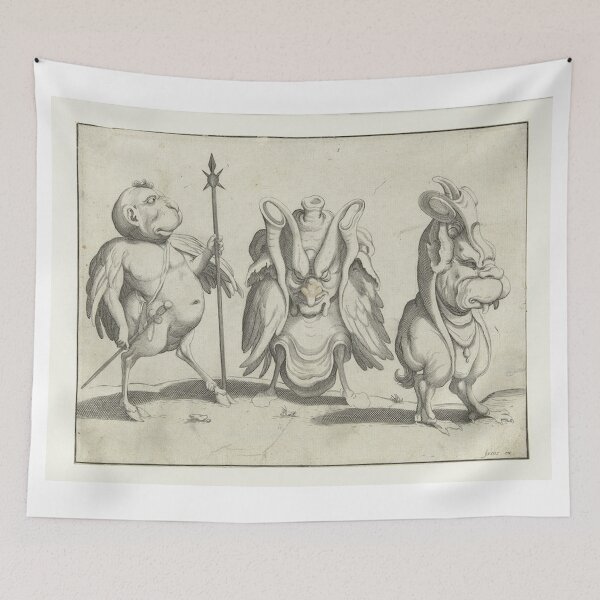 Item preview, Fantastical demonic creatures designed and sold by Vintage Designs +.