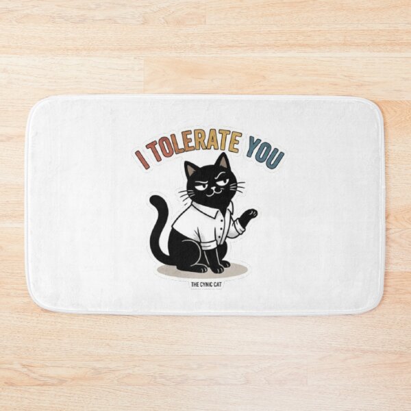 Item preview, Cynical Cat - "I Tolerate You" designed and sold by Gabzerinho.