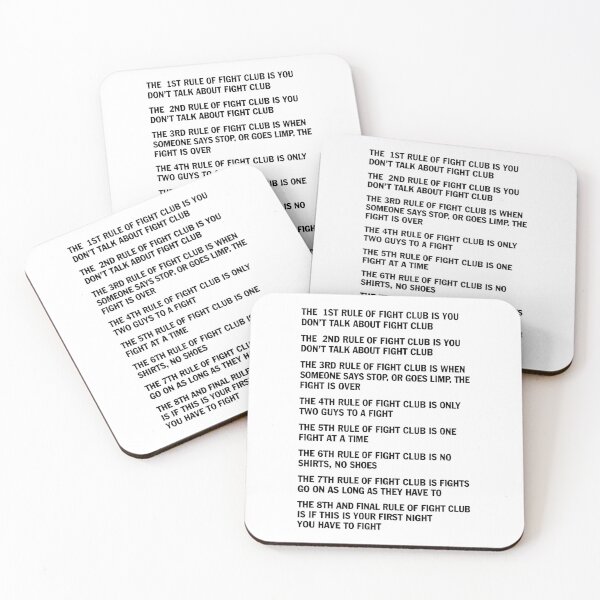 Item preview, Rules of Fight Club designed and sold by The Common Tee.