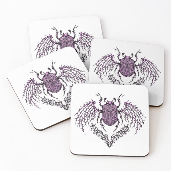 Artikelvorschau, Thorn Winged Scarab Baroque Beetle entworfen und verkauft von puzzell.