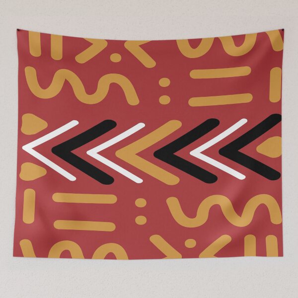 Item preview, Traditional Bogolan Pattern – African Textile Art & Ethnic Design designed and sold by Wolagno.