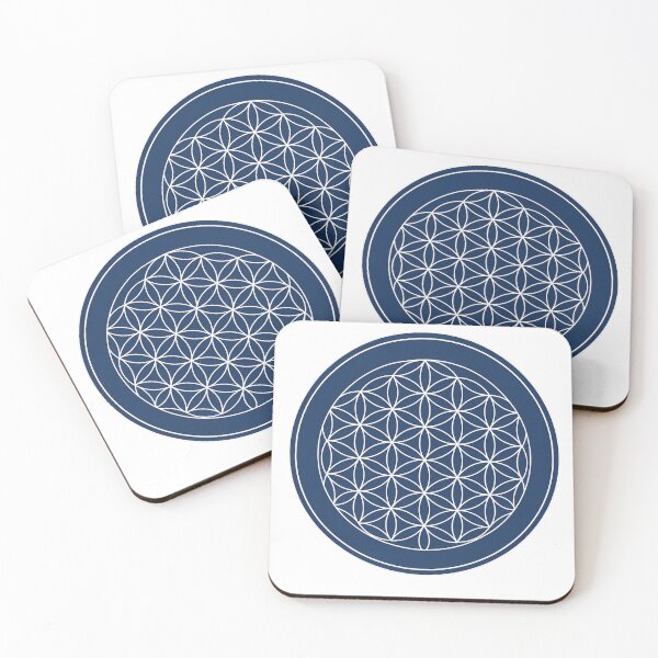 Item preview, Flower of Life Sacred Geometry Circle | Minimal Spiritual Mandala | Premium Geometric Design designed and sold by SketchPalet.