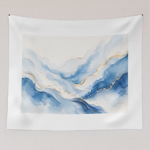 Item preview, Celeste Abstract VI – Light Currents designed and sold by Esencia Argentina.