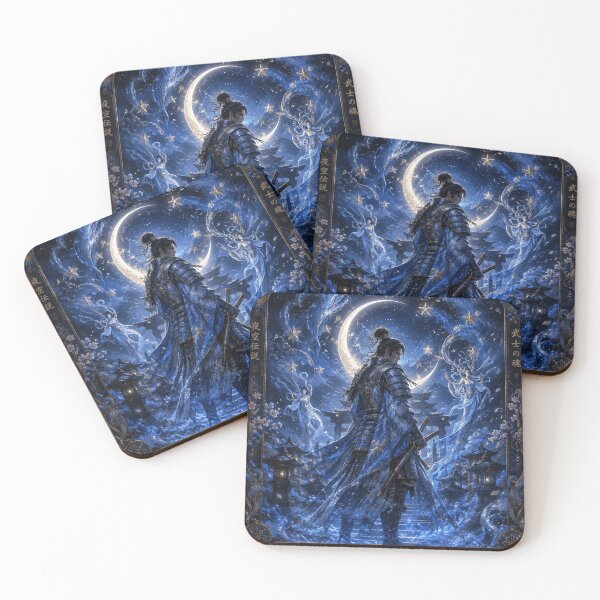 Item preview, Celestial Moon Samurai – Spirit of the Night designed and sold by i-corp.
