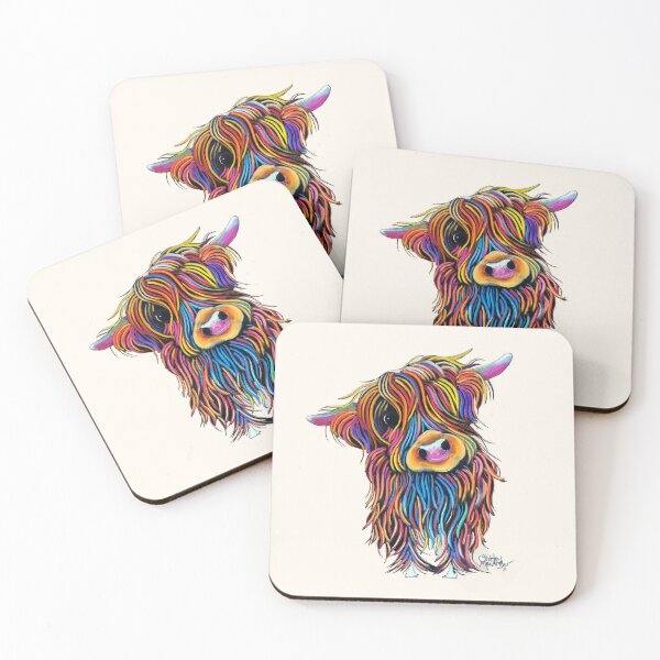 Item preview, Scottish Hairy Highland Cow ' Bill ' by Shirley MacArthur designed and sold by Shirley MacArthur Art.