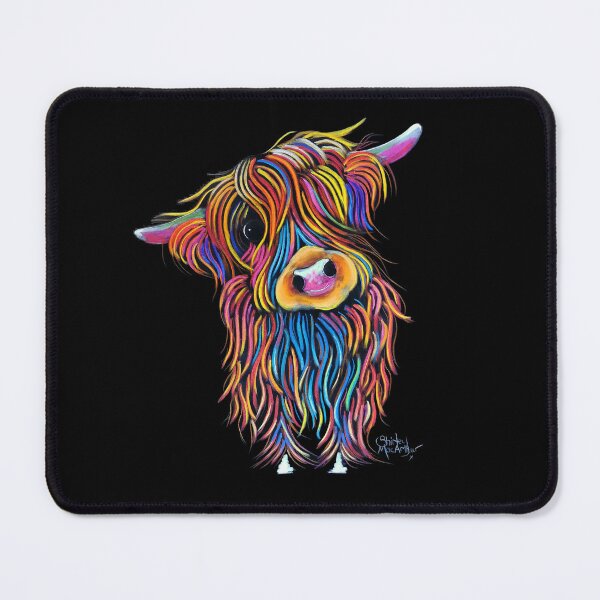 Item preview, Scottish Hairy Highland Cow ' Bill ' by Shirley MacArthur designed and sold by Shirley MacArthur Art.