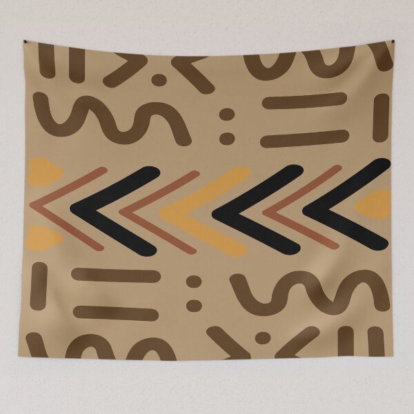Item preview, Traditional Bogolan Pattern – African Textile Art & Ethnic Design designed and sold by Wolagno.