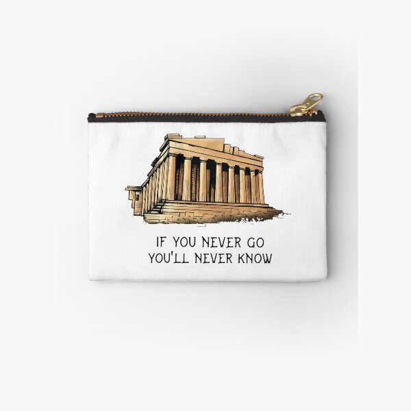 Item preview, If You Never Go Parthenon Ancient Greece Art designed and sold by AhinoraArtShop.