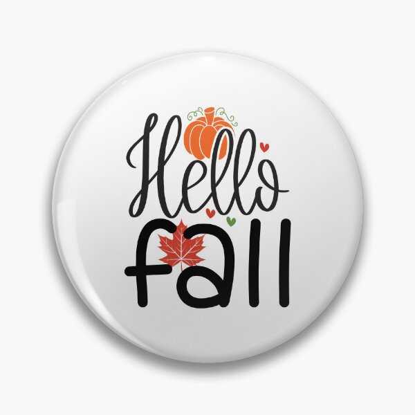 Item preview, Hello Fall Autumn Vibes Cozy Seasonal Design designed and sold by FuzionRaptor.