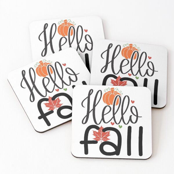 Item preview, Hello Fall Autumn Vibes Cozy Seasonal Design designed and sold by FuzionRaptor.