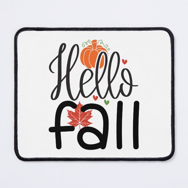 Item preview, Hello Fall Autumn Vibes Cozy Seasonal Design designed and sold by FuzionRaptor.