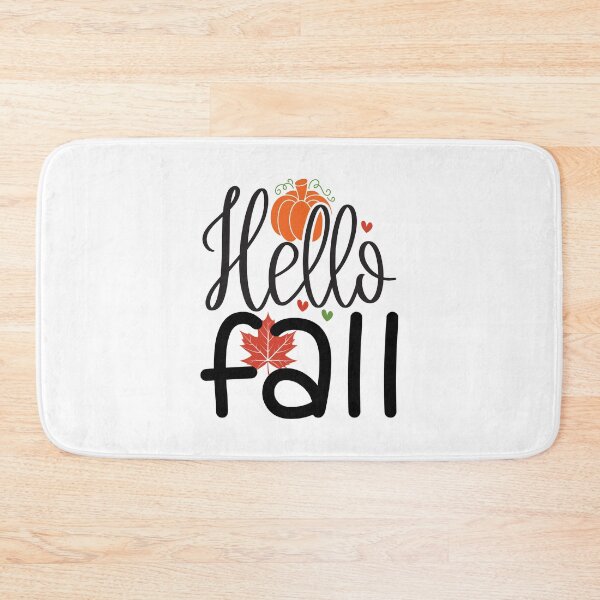 Item preview, Hello Fall Autumn Vibes Cozy Seasonal Design designed and sold by FuzionRaptor.
