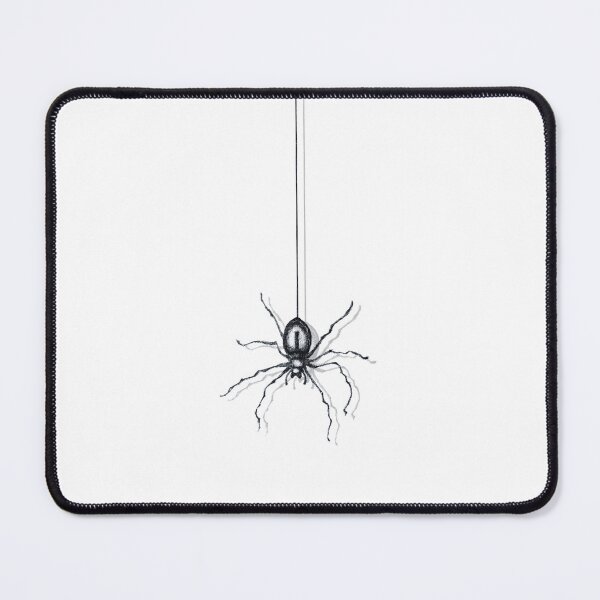 Item preview, Minimalist Spider Web - Hand-Drawn Gothic Ink Art designed and sold by BlackNordicLines.