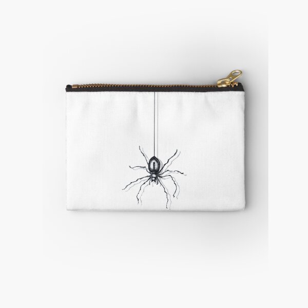 Item preview, Minimalist Spider Web - Hand-Drawn Gothic Ink Art designed and sold by BlackNordicLines.