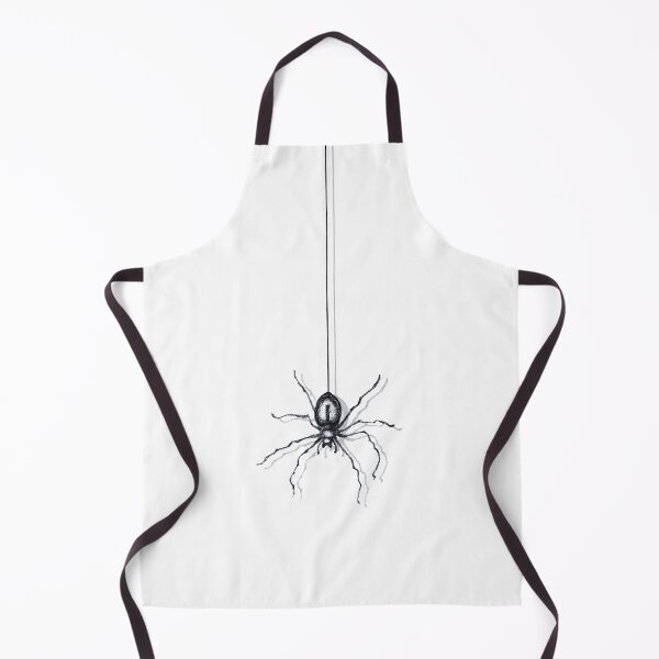 Item preview, Minimalist Spider Web - Hand-Drawn Gothic Ink Art designed and sold by BlackNordicLines.