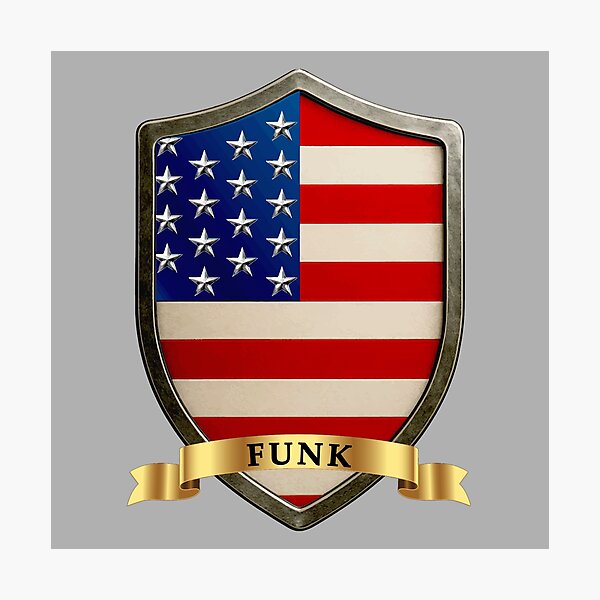 Item preview, Funk American Heritage Crest Shield designed and sold by Highlandkings.