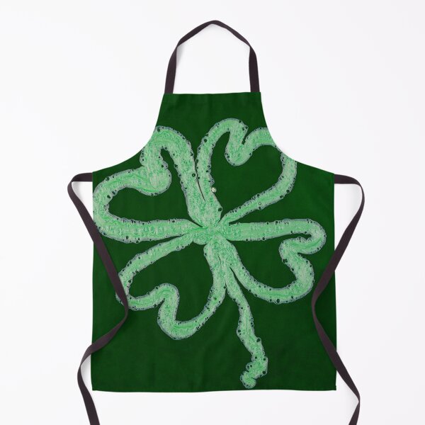 Item preview, Chalk Drawn Green Shamrock on Dark Green Background designed and sold by BuckaBaby.