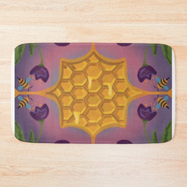 Item preview, Honey Bees & Flowers designed and sold by Mx’d Media Art and Design by Henri Hulo.
