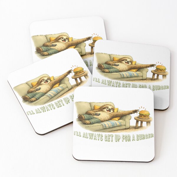 Item preview, I'll Always Get Up for a Burger Sloth designed and sold by Buli89.