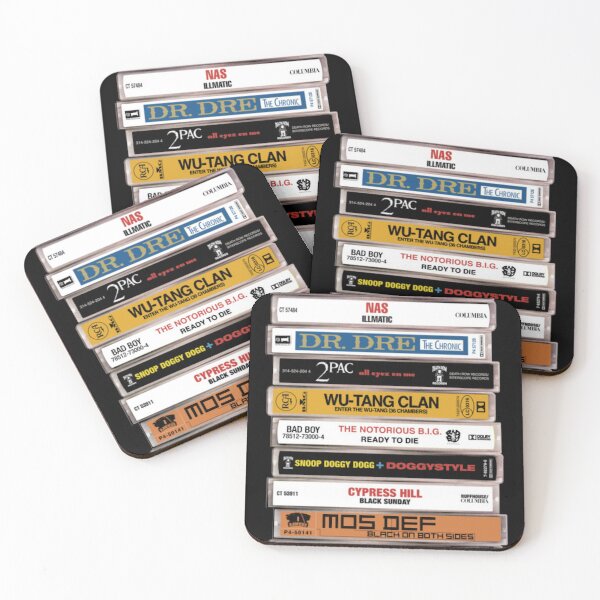 Aperçu de l'œuvre Cassettes empilées Hip Hop créée et vendue par MRXSHOOP.