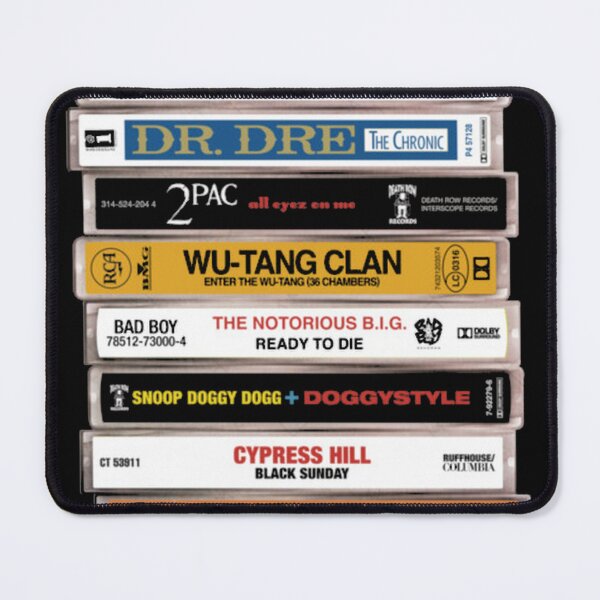Item preview, Stacked Cassettes Hip Hop designed and sold by MRXSHOOP.