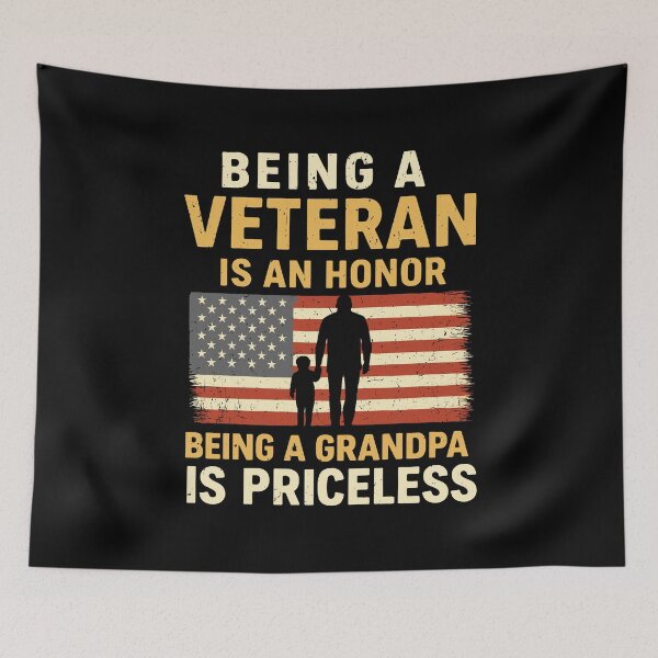 Item preview, Veteran Grandpa American Flag Veteran's Day designed and sold by tmerchtrends.