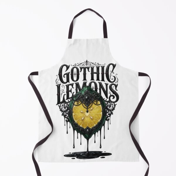 Item preview, Gothic Lemons - Dark Victorian Botanical Lace Drip designed and sold by Antik by Schulz.