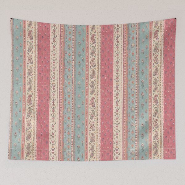 Item preview, Pastel Paisley and Floral Dollhouse Pattern designed and sold by Cha-Tea.