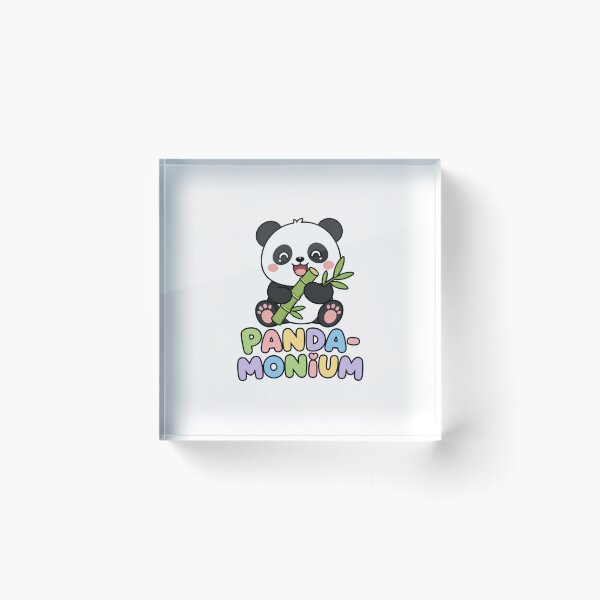 Item preview, Panda-Monium Cute Kawaii Panda with Bamboo designed and sold by BoosterShop.