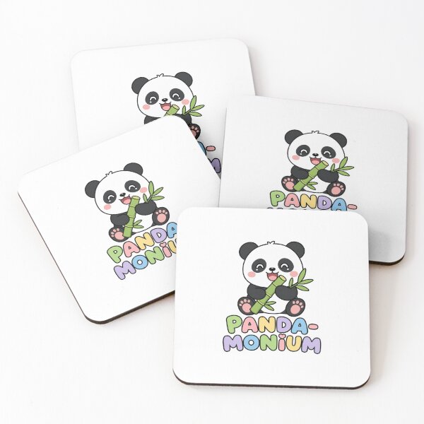Item preview, Panda-Monium Cute Kawaii Panda with Bamboo designed and sold by BoosterShop.