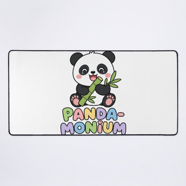 Item preview, Panda-Monium Cute Kawaii Panda with Bamboo designed and sold by BoosterShop.