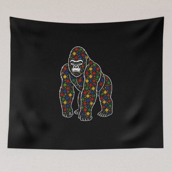 Item preview, Autism Awareness- Gorilla designed and sold by CaptainAutism12.
