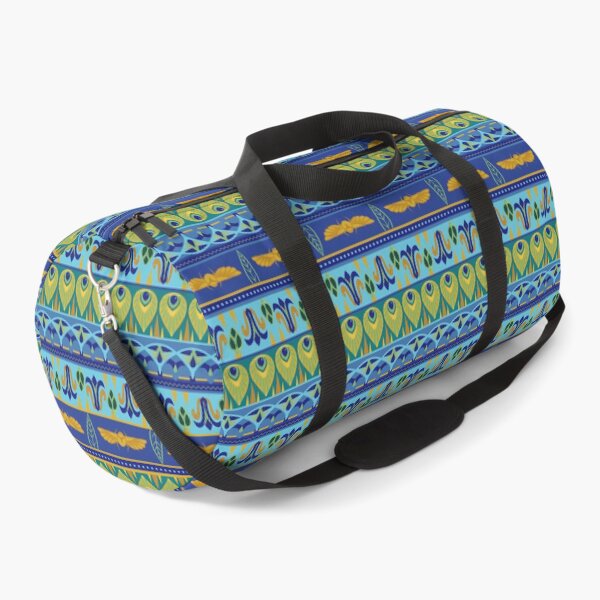 Item preview, Egyptian Mummy Inspired Tiling Design in Blue, Teal, Green, and Gold designed and sold by SnowAfterFyre.
