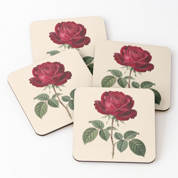 Item preview, Classic Red Rose Botanical Illustration designed and sold by CooksCreators.