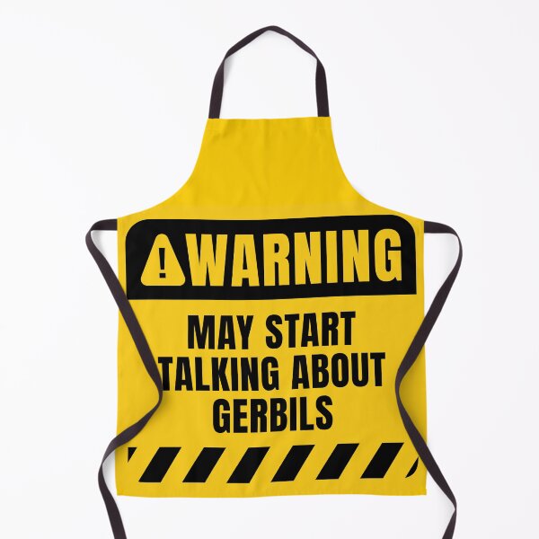 Item preview, Funny Gerbils Warning Sign designed and sold by MaryAller.