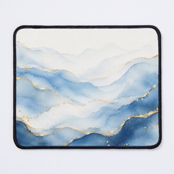 Item preview, Celeste Abstract VII – Valleys of Calm designed and sold by Esencia Argentina.