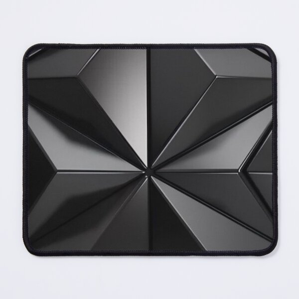 Item preview, Black Grey mirror metallic tiles Simple minimalist decor pattern designed and sold by Arjun4282.