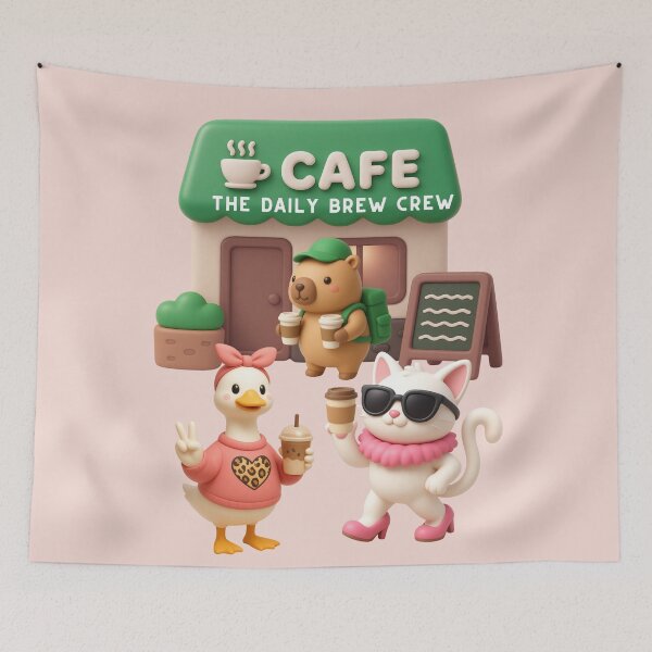 Item preview, The Daily Brew Crew designed and sold by AppealingVibes.
