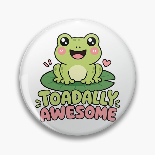 Artikelvorschau, Toadally Awesome Süßer Kawaii Frosch entworfen und verkauft von BoosterShop.
