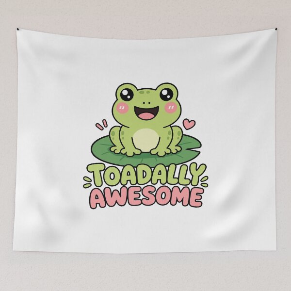 Item preview, Totally awesome cute kawaii frog designed and sold by BoosterShop.