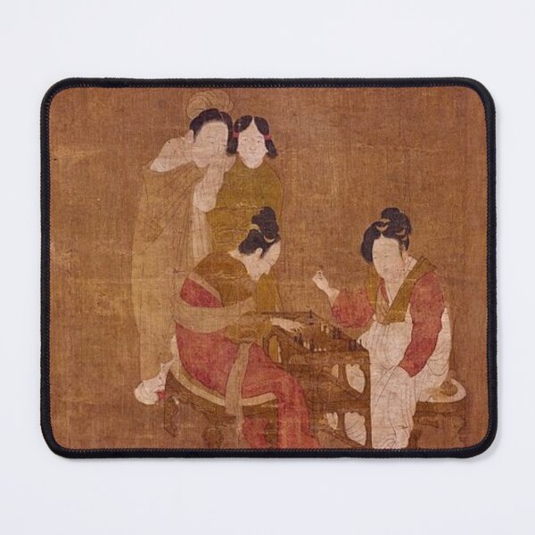 Item preview, Traditional Asian Court Scene Painting with Elegant Figures designed and sold by BuckaBaby.