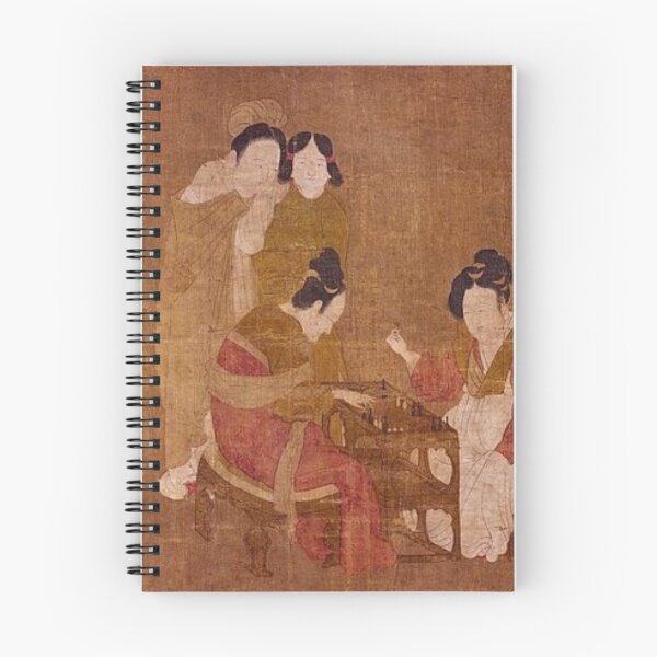 Item preview, Traditional Asian Court Scene Painting with Elegant Figures designed and sold by BuckaBaby.